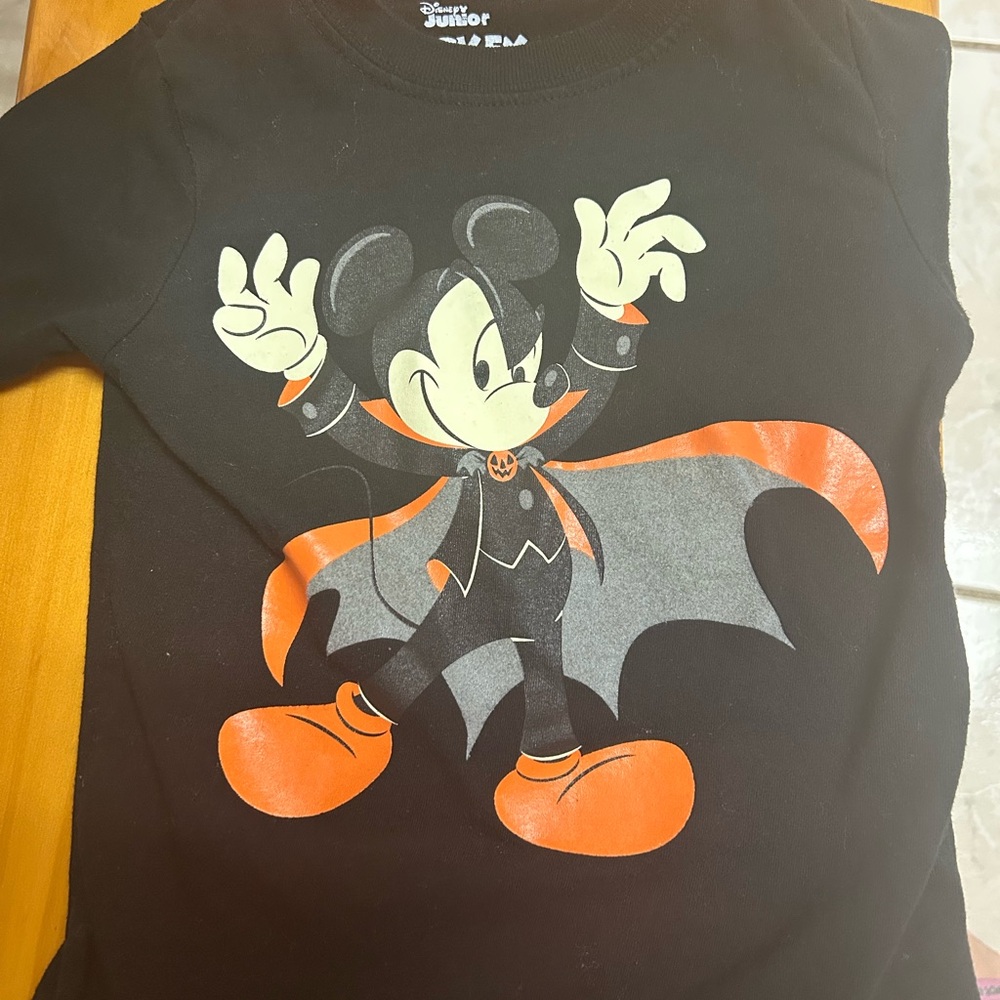 Disney Junior Mickey Mouse Black and Cream Shirt